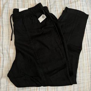 NWT Old Navy Linen High-rise Crop Pant